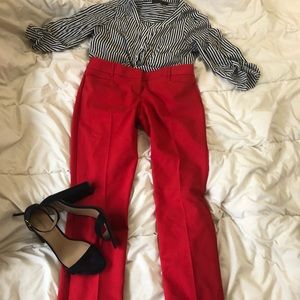 Columnist EXPRESS Red Straight legs